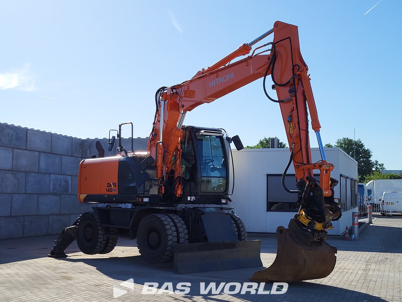 Hitachi ZX140W -5 Wheeled excavator - BAS World
