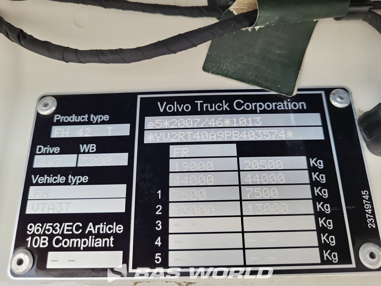 Other : Volvo FH 500 4X2 Tracteur routier