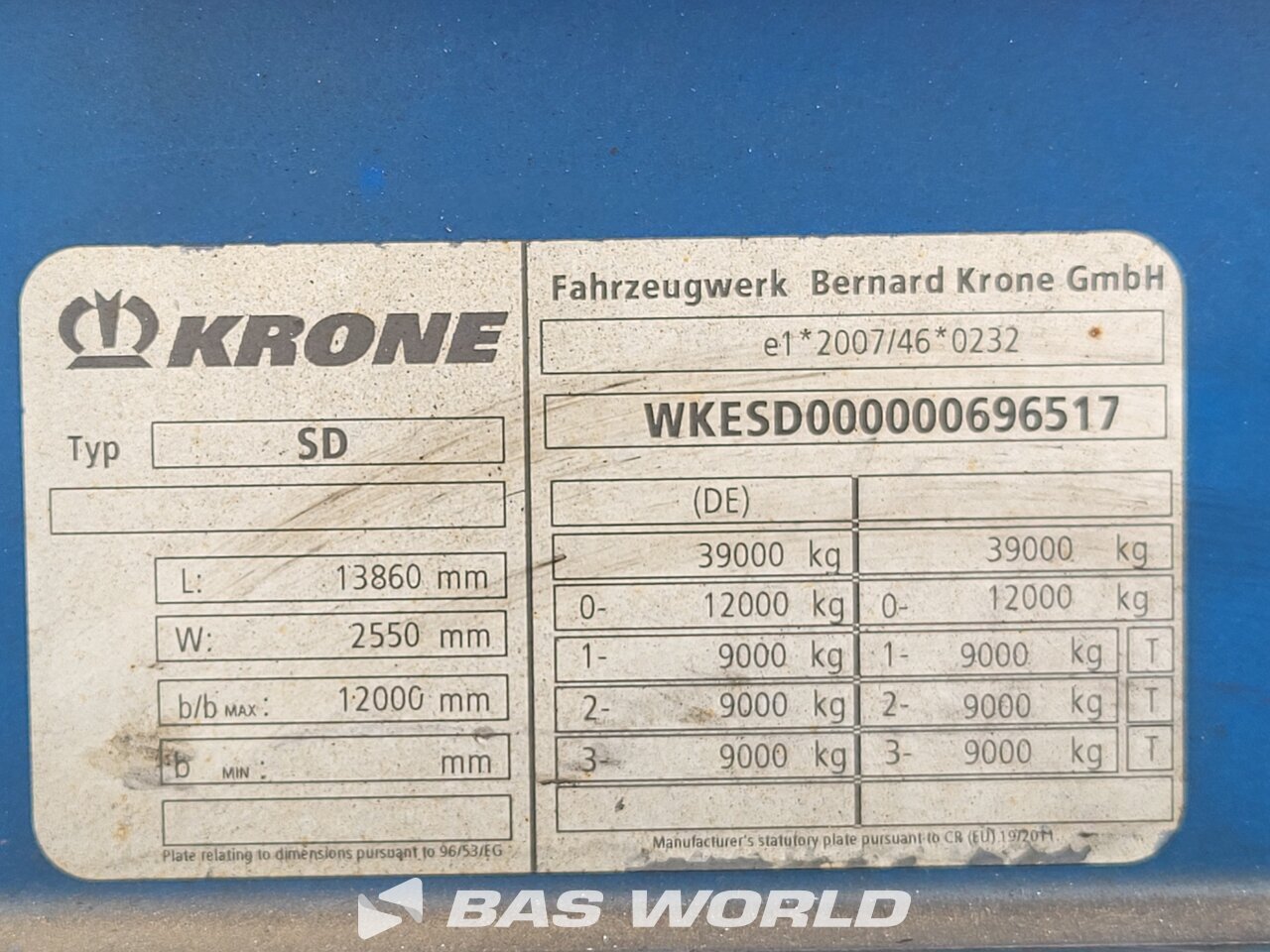 Other : Krone Semi-remorques rideaux coulissants