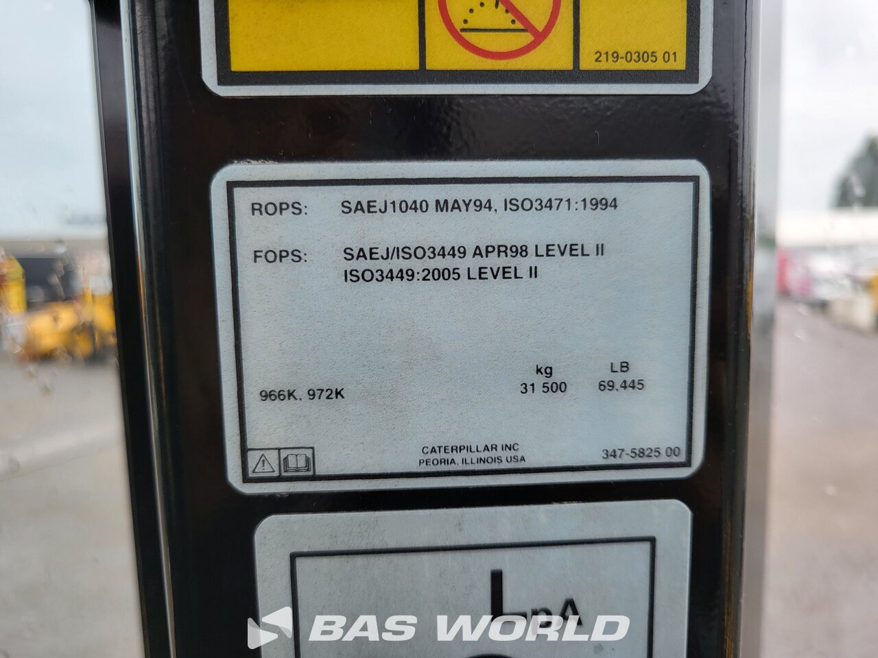 Other : Caterpillar 966 K Chargeuse sur pneus