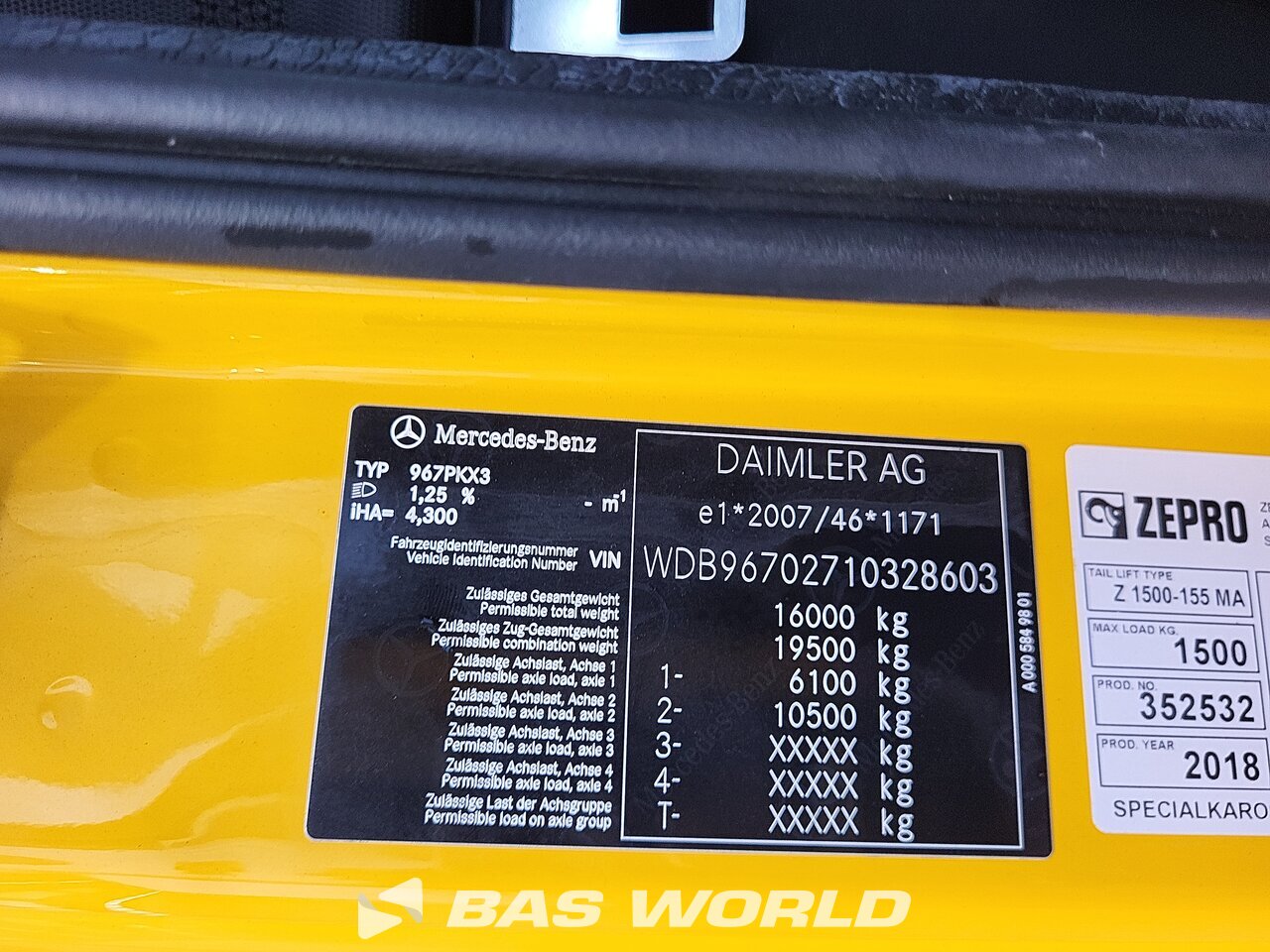 Other : Mercedes Atego 1524 Kyl kylbil