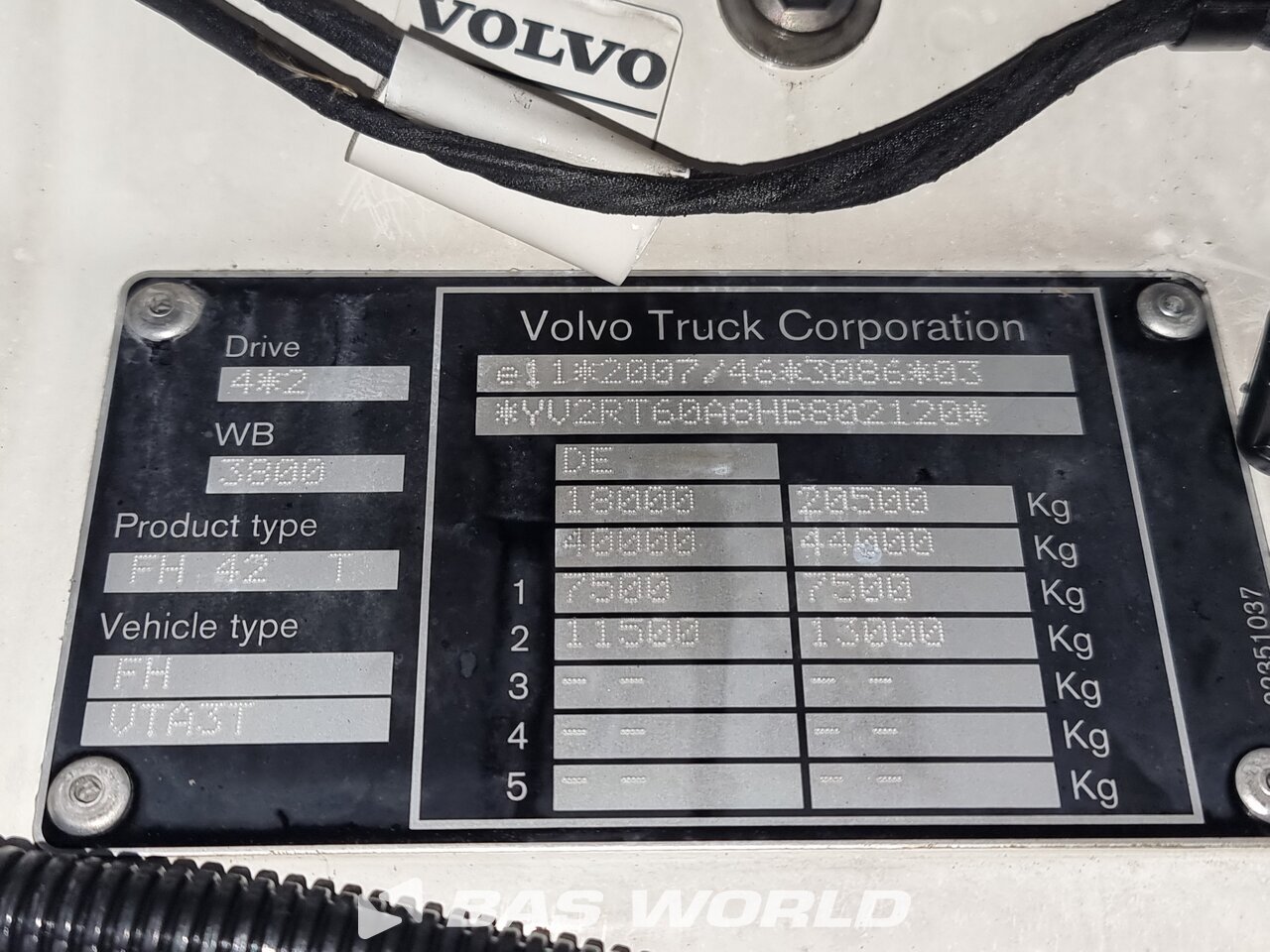 Other : Volvo FH 540 4X2 Tracteur routier