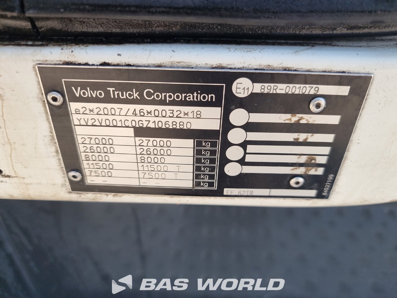 Other : Volvo FE 320 6X2 Haller Type: MED XLI Camion d'ordures