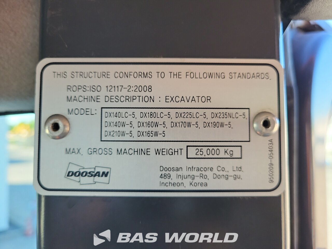 Other : Doosan DX190W-5 Pelle sur pneus