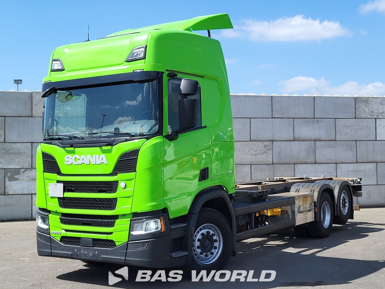 Front left : Scania R500 6X2 Camion à Caisse Mobile