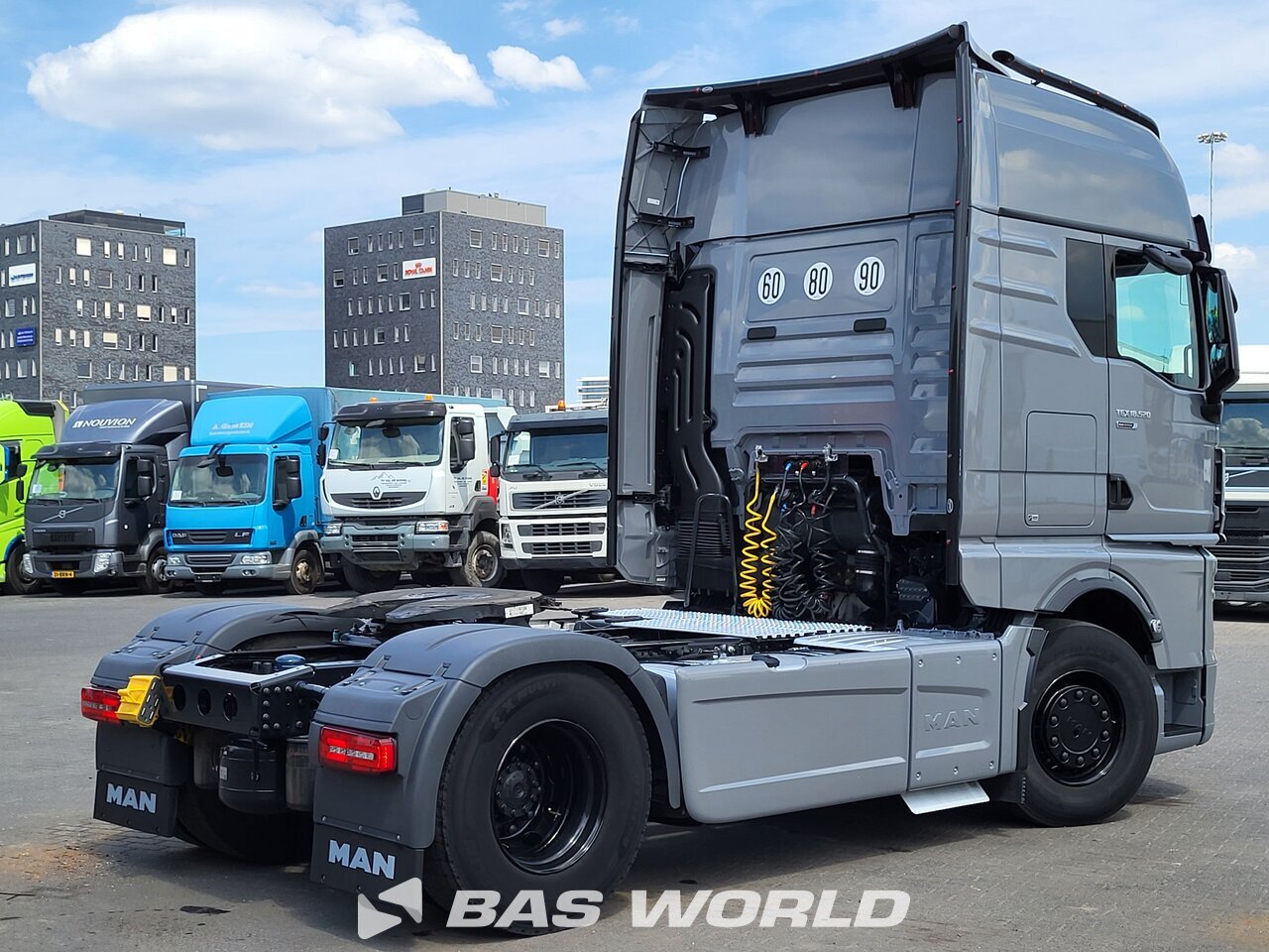 Camion Miniature ELIGOR 1/43 - MAN TGX 19.546 Toit Haut Gris Métal (GC2747 / 113637)