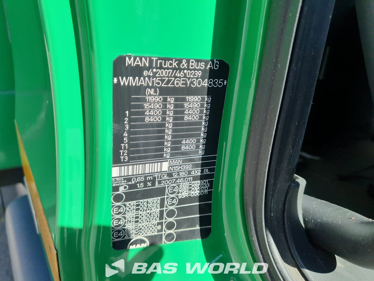 Other : MAN TGL 12.180 4X2 Carrosseries fourgons