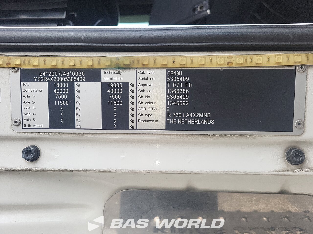 Other : Scania R730 4X2 Tracteur routier