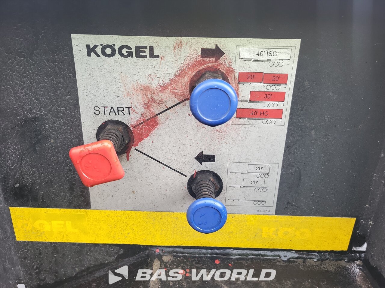 Other : Kögel Semi-remorque châssis porte-conteneurs