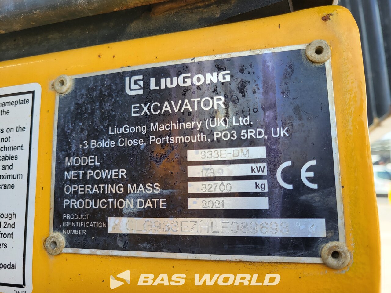 Other : Liugong 933E-DM Pelle sur chenilles