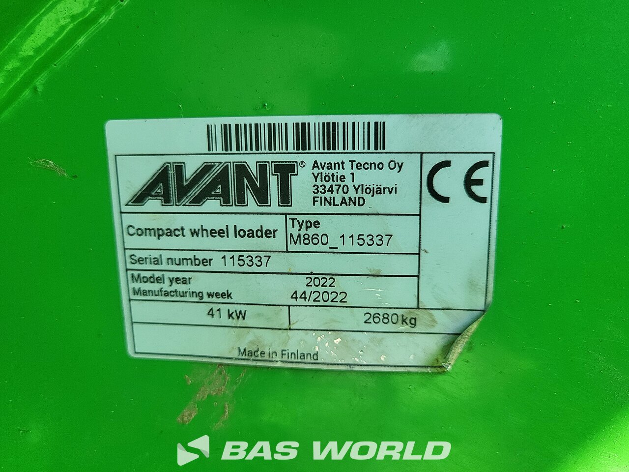 Other : Avant M860i Chargeuse sur pneus