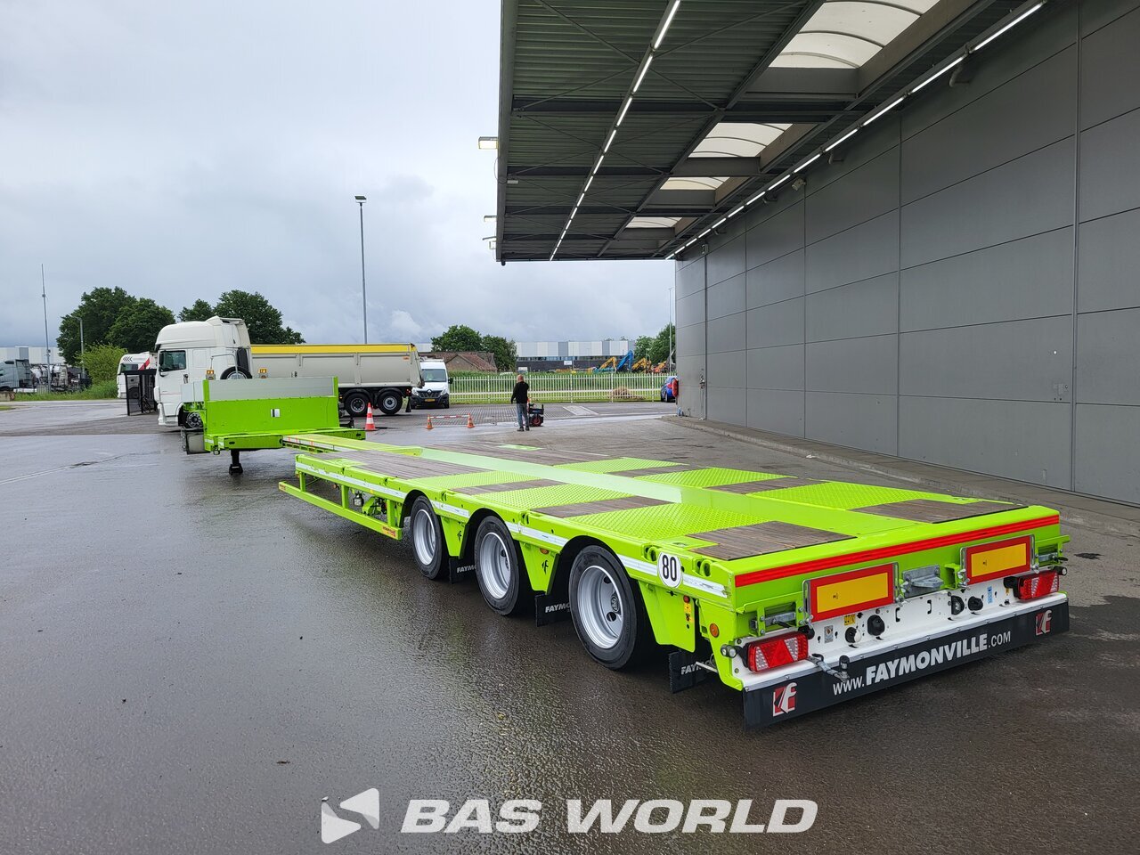 Winch : Faymonville Semi-remorques porte engins