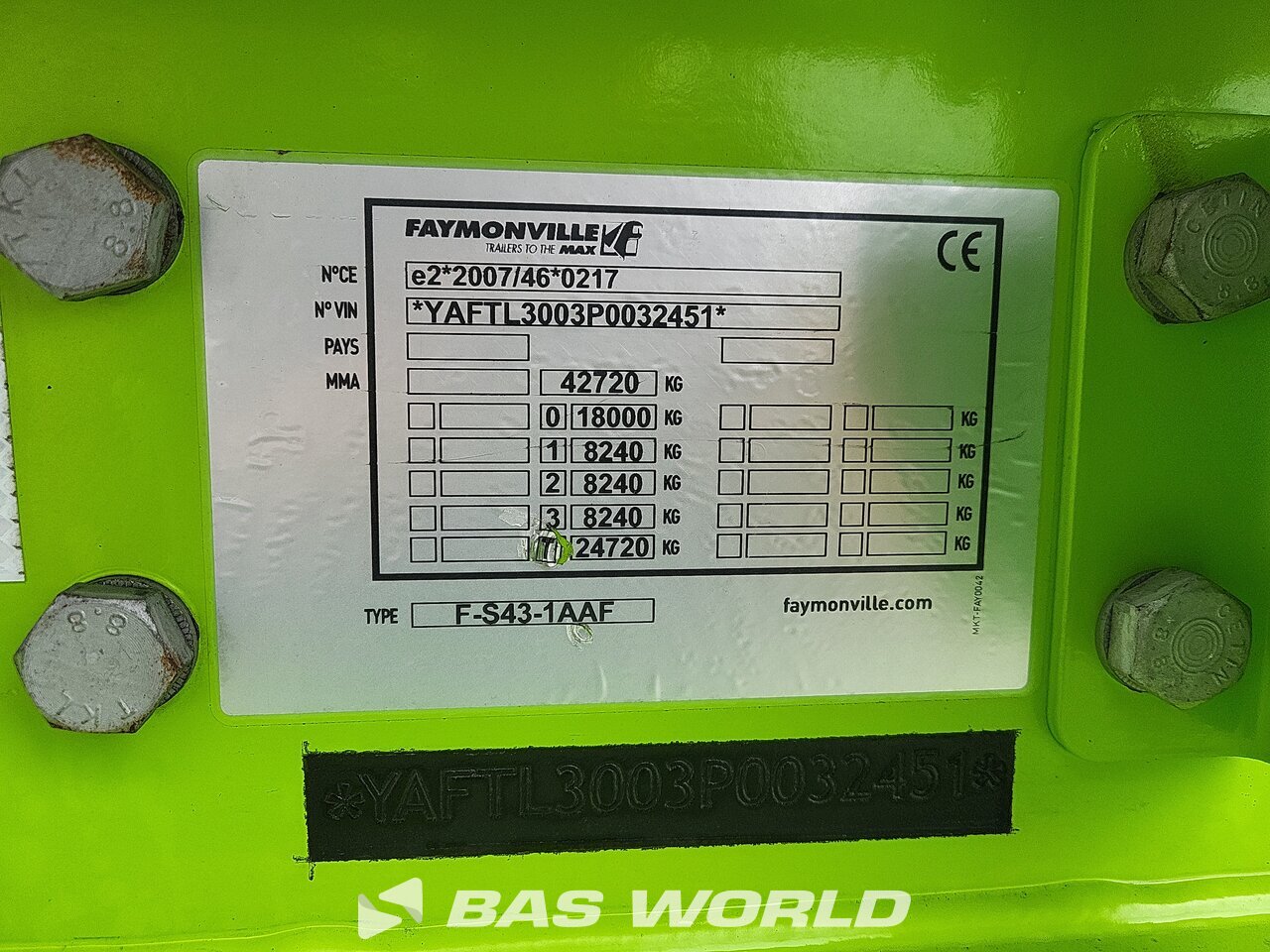 Twistlocks : Faymonville Semi-remorques porte engins