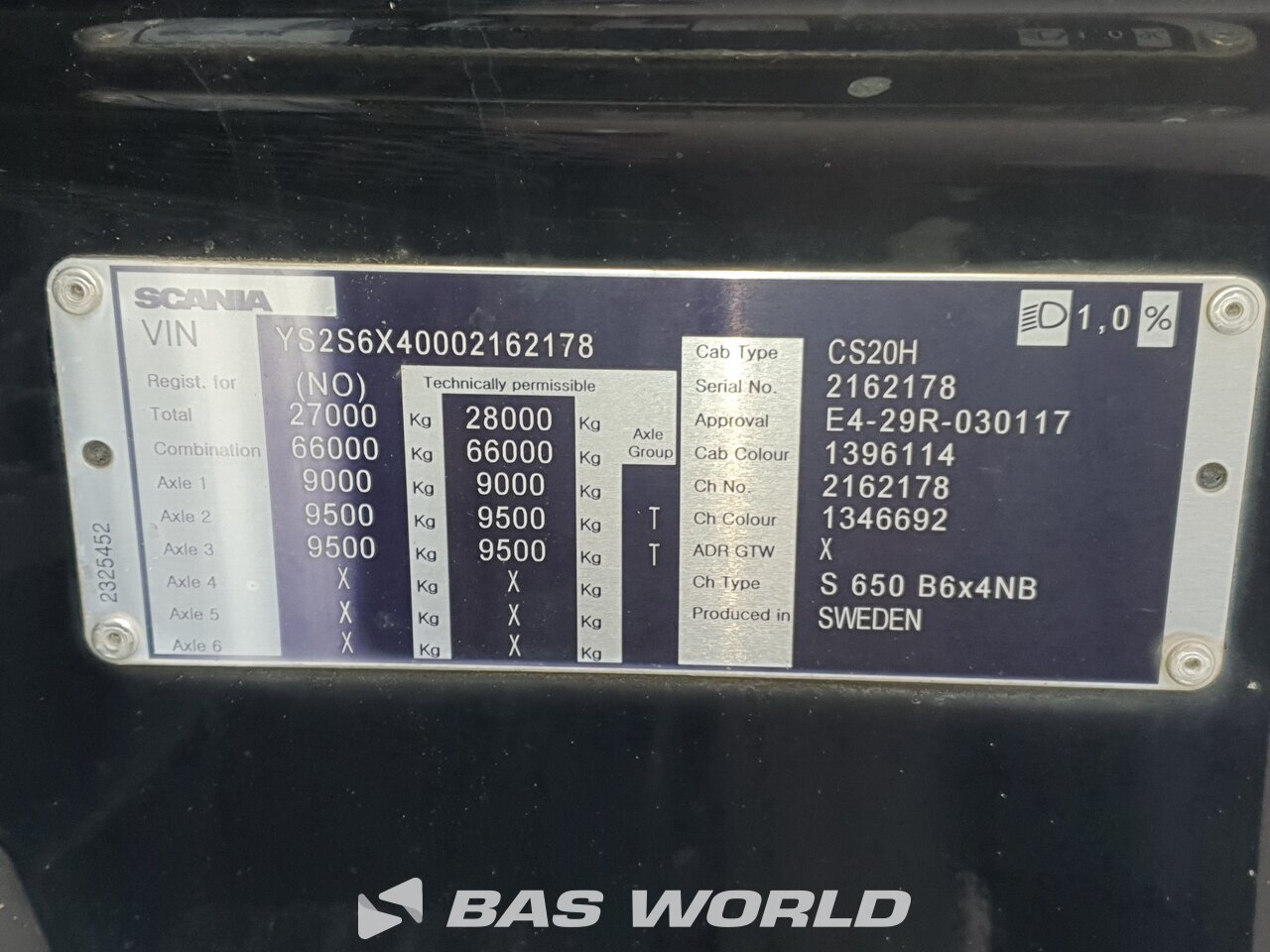 Other : Scania S650 6X4 OP hoglunds type: Timmerbil Grumier