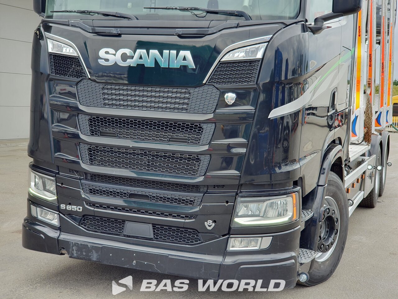 Other : Scania S650 6X4 OP hoglunds type: Timmerbil Grumier
