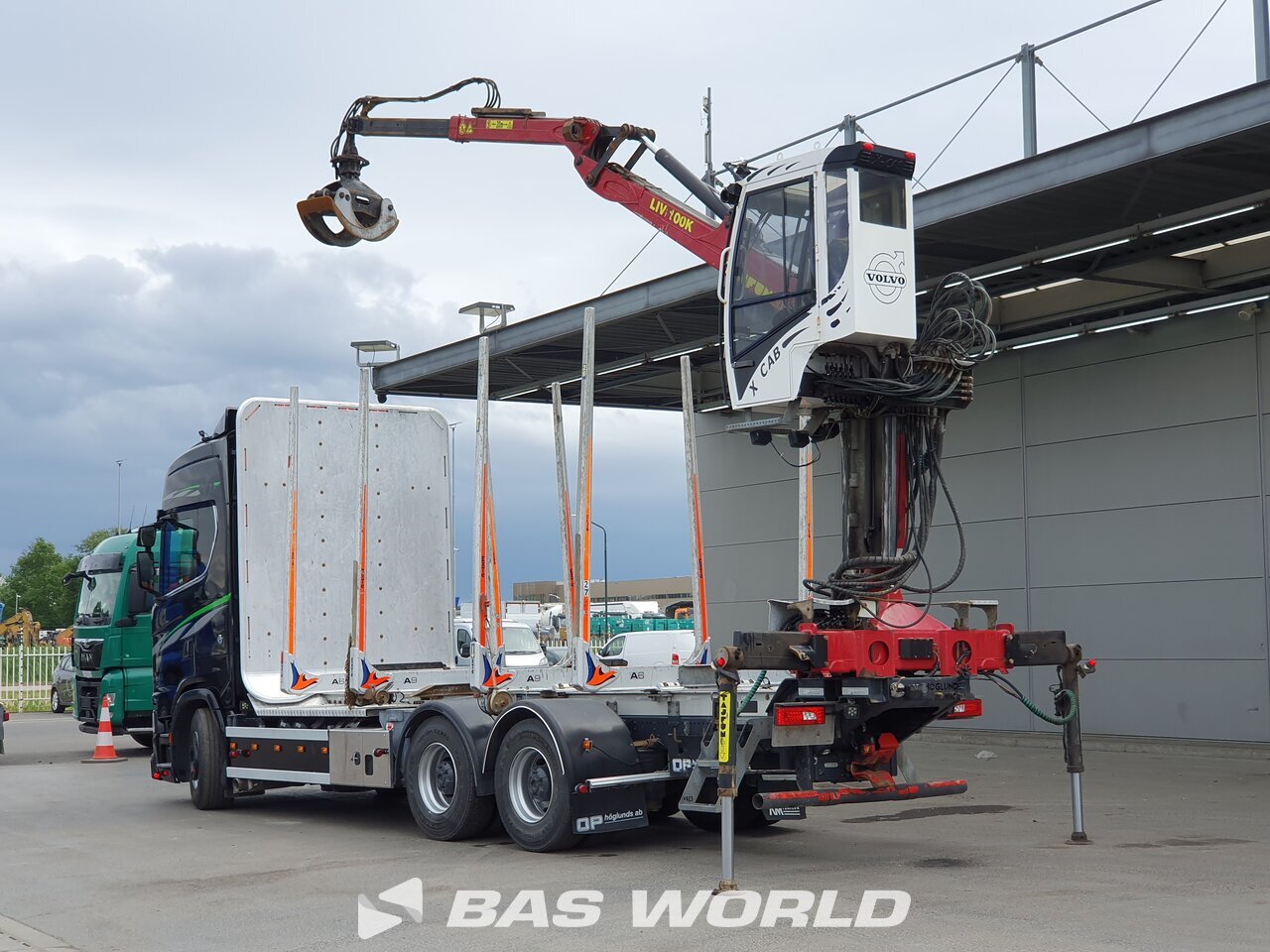 Other : Scania S650 6X4 OP hoglunds type: Timmerbil Grumier