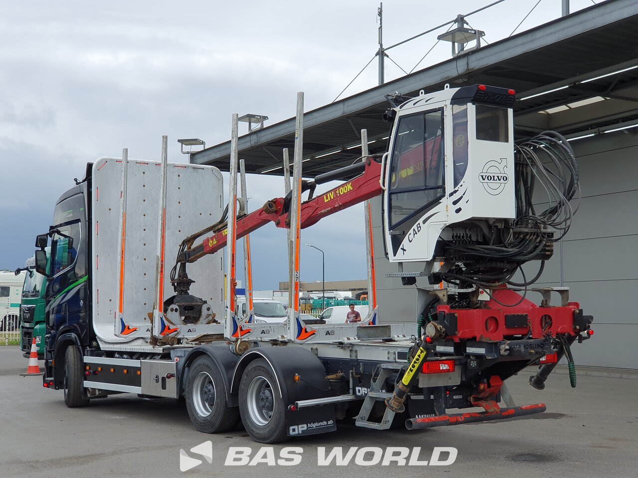 Other : Scania S650 6X4 OP hoglunds type: Timmerbil Grumier