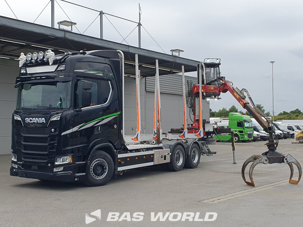 Other : Scania S650 6X4 OP hoglunds type: Timmerbil Grumier