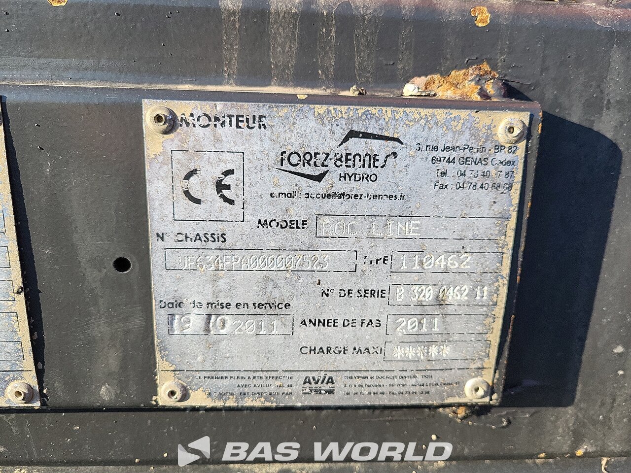 Trailer Coupling : Renault Kerax 430 8X4 Forez Bennes Camion Benne