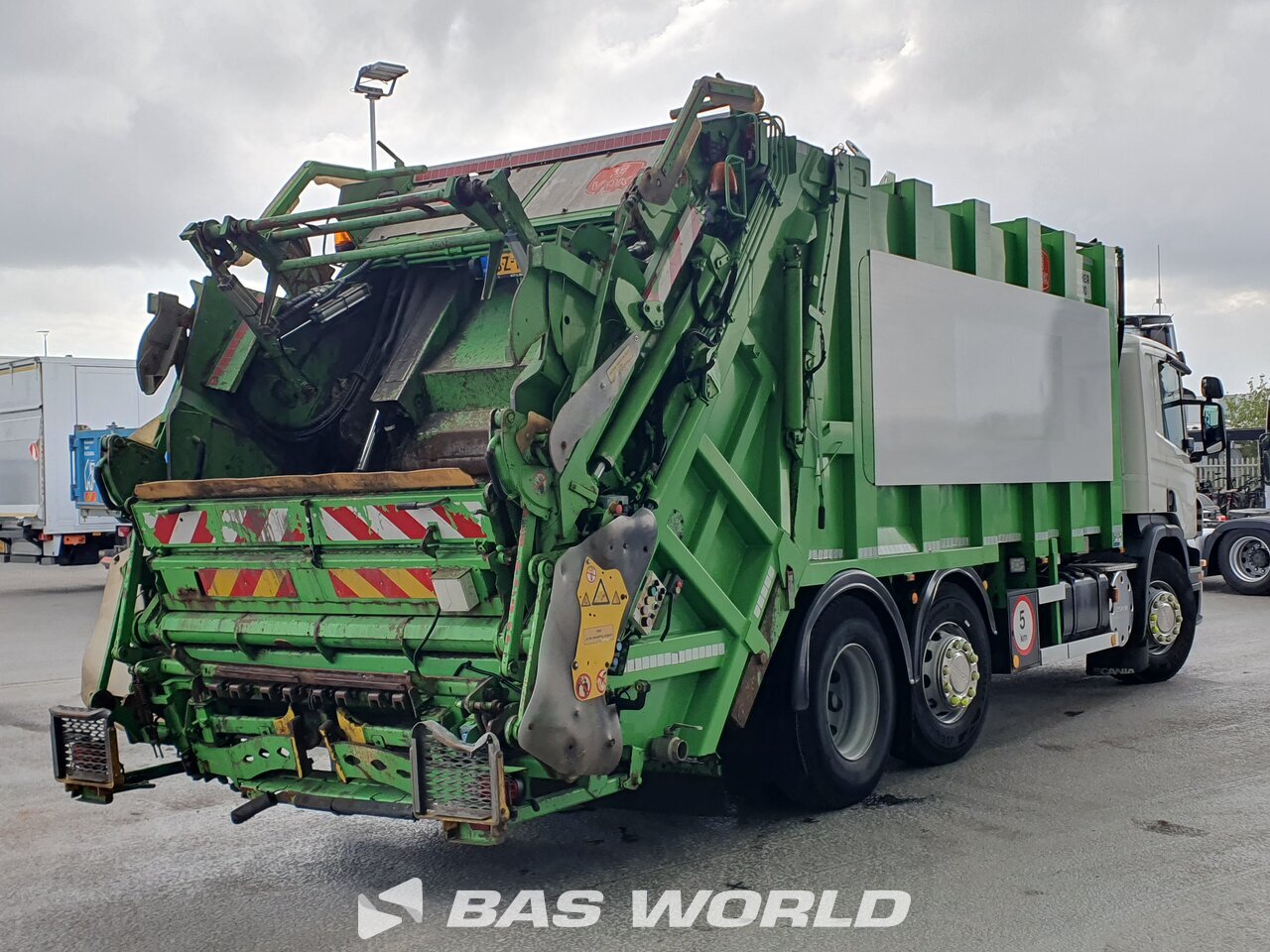 Other : Scania P280 6X2 VDK Pusher2000 CB011 Eurolift Camion d'ordures