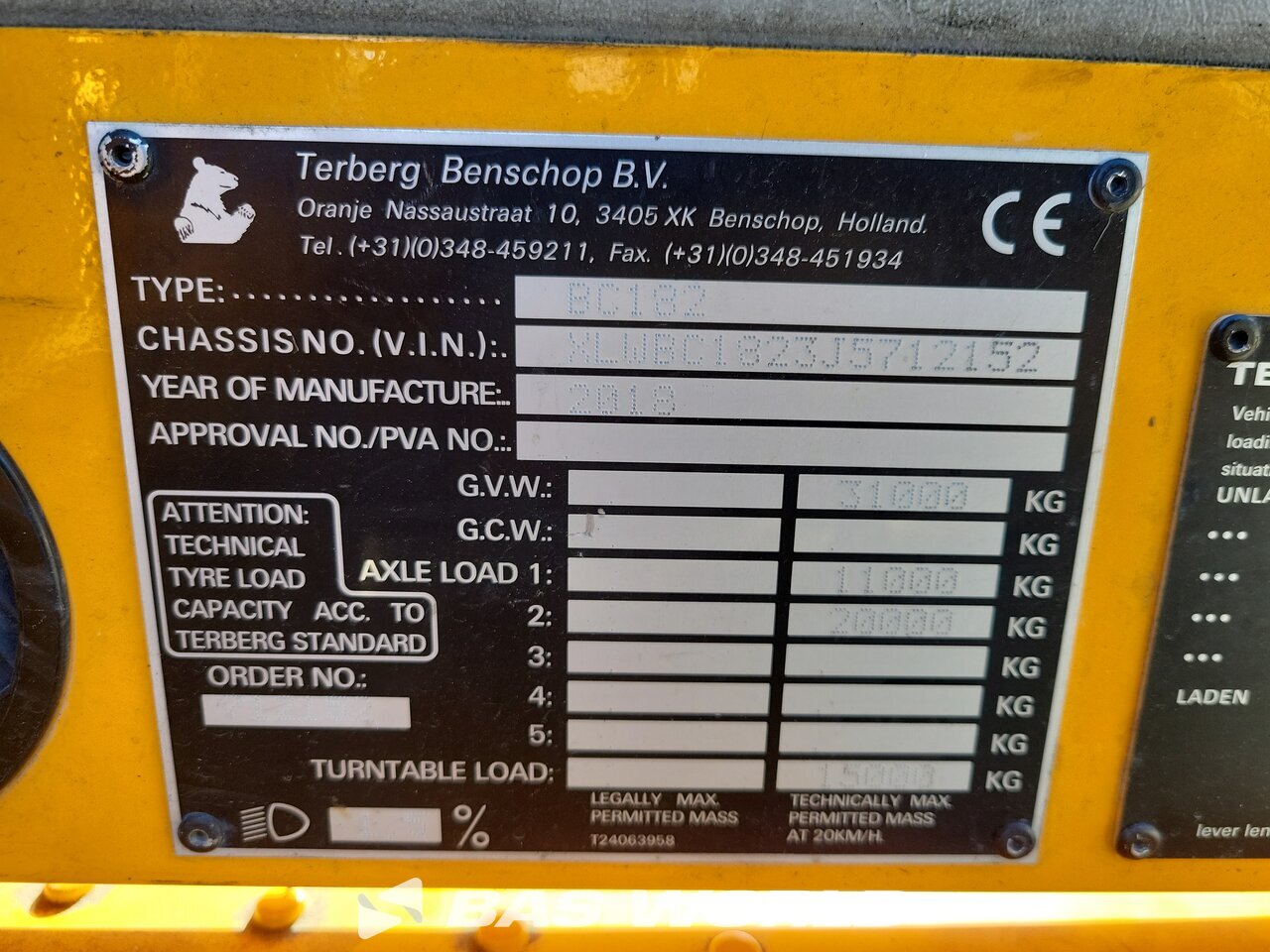 Other : Terberg 4X2 Tracteur routier
