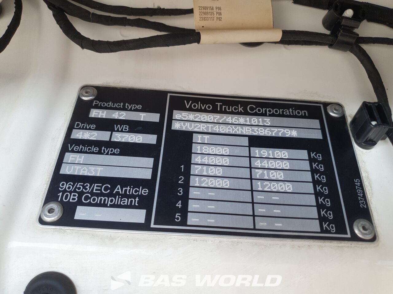 Other : Volvo FH 500 4X2 Tracteur routier