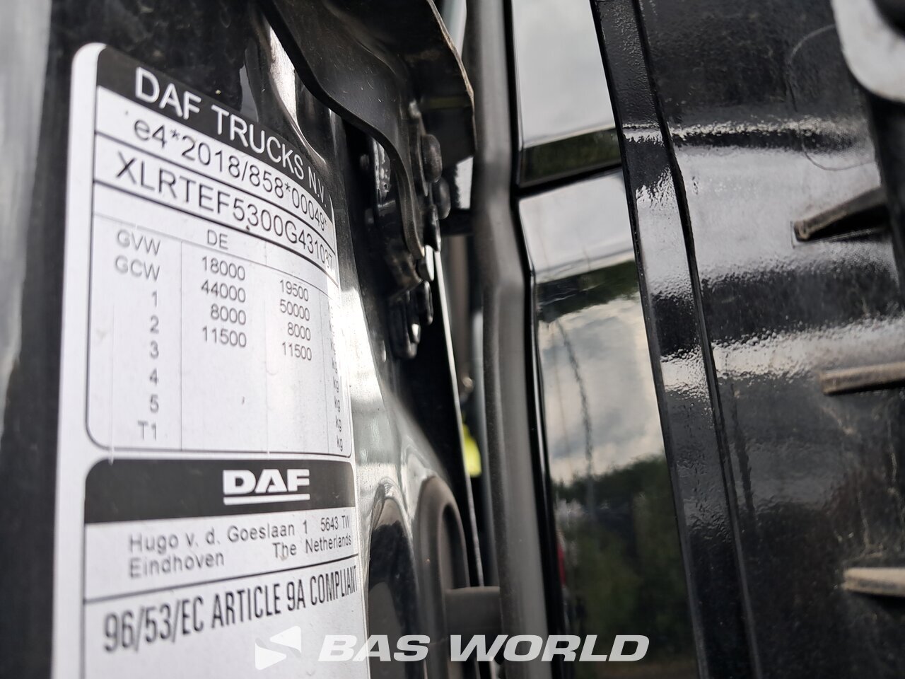 VIN : DAF XG+ 530 4X2 Tracteur routier