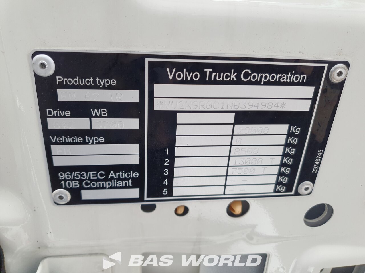 Other : Volvo FM 380 6X2 JOAB Anaconda HD 21.7m3 Camion d'ordures