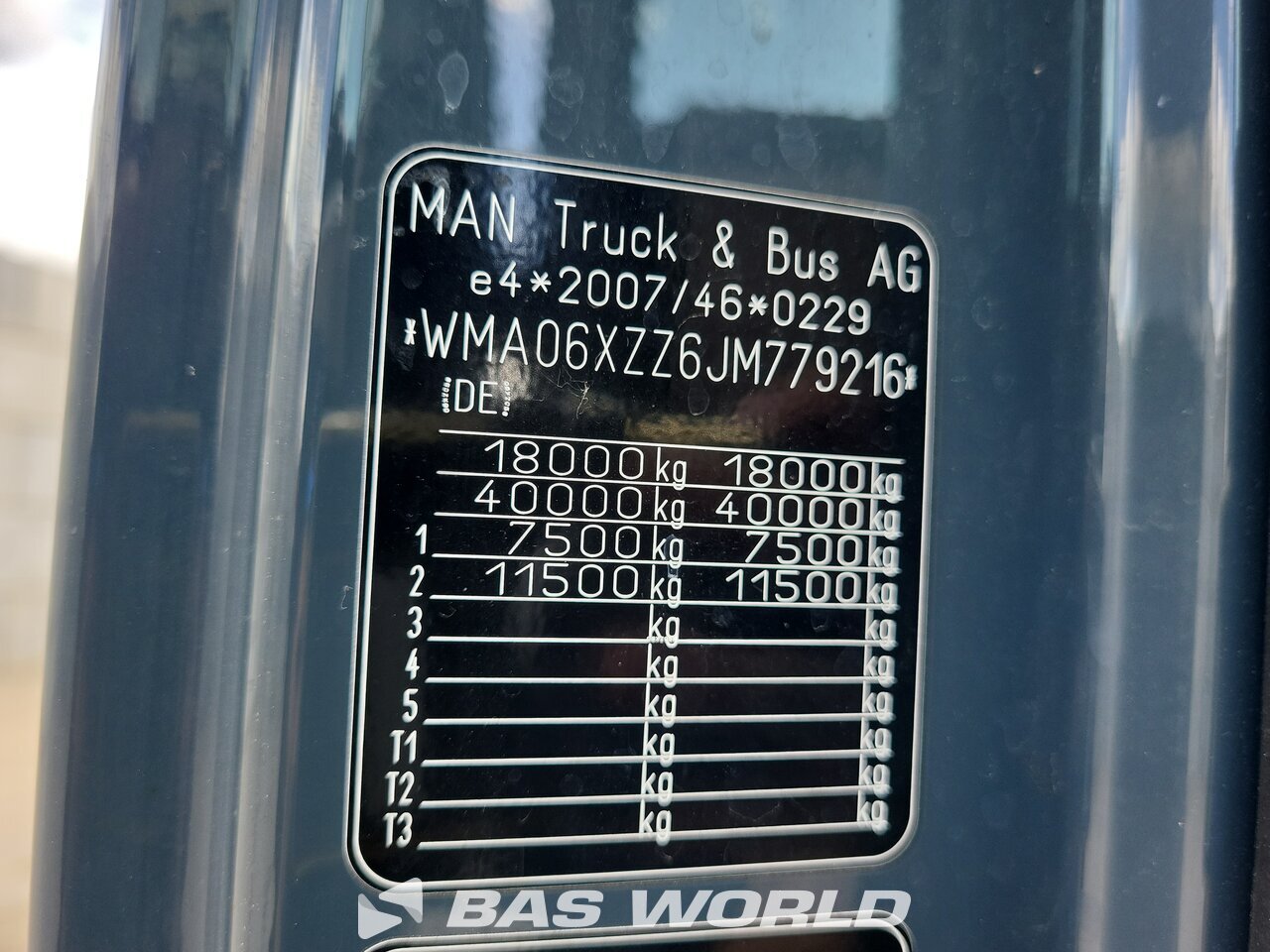 Other : MAN TGX 18.540 4X2 Tracteur routier