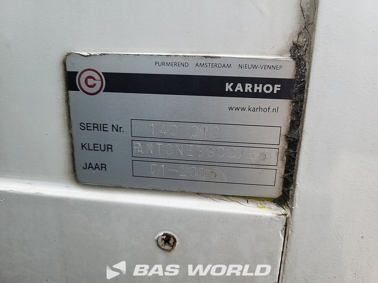 Other : Mercedes Atego 816 4X2 Karhof Carrosseries fourgons