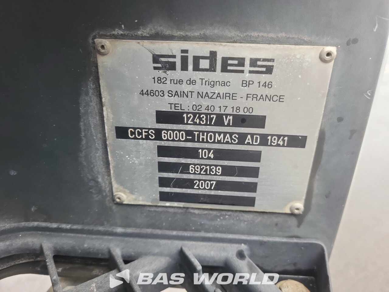 Other : Renault 4X4 Thomas Sides   Type: CCFS 6000 Camion de pompiers