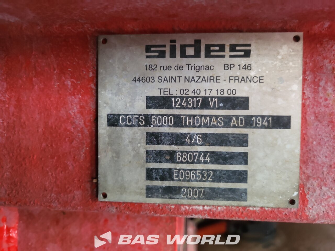 Other : Renault 4X4 Thomas Sides   Type: CCFS 6000 Camion de pompiers