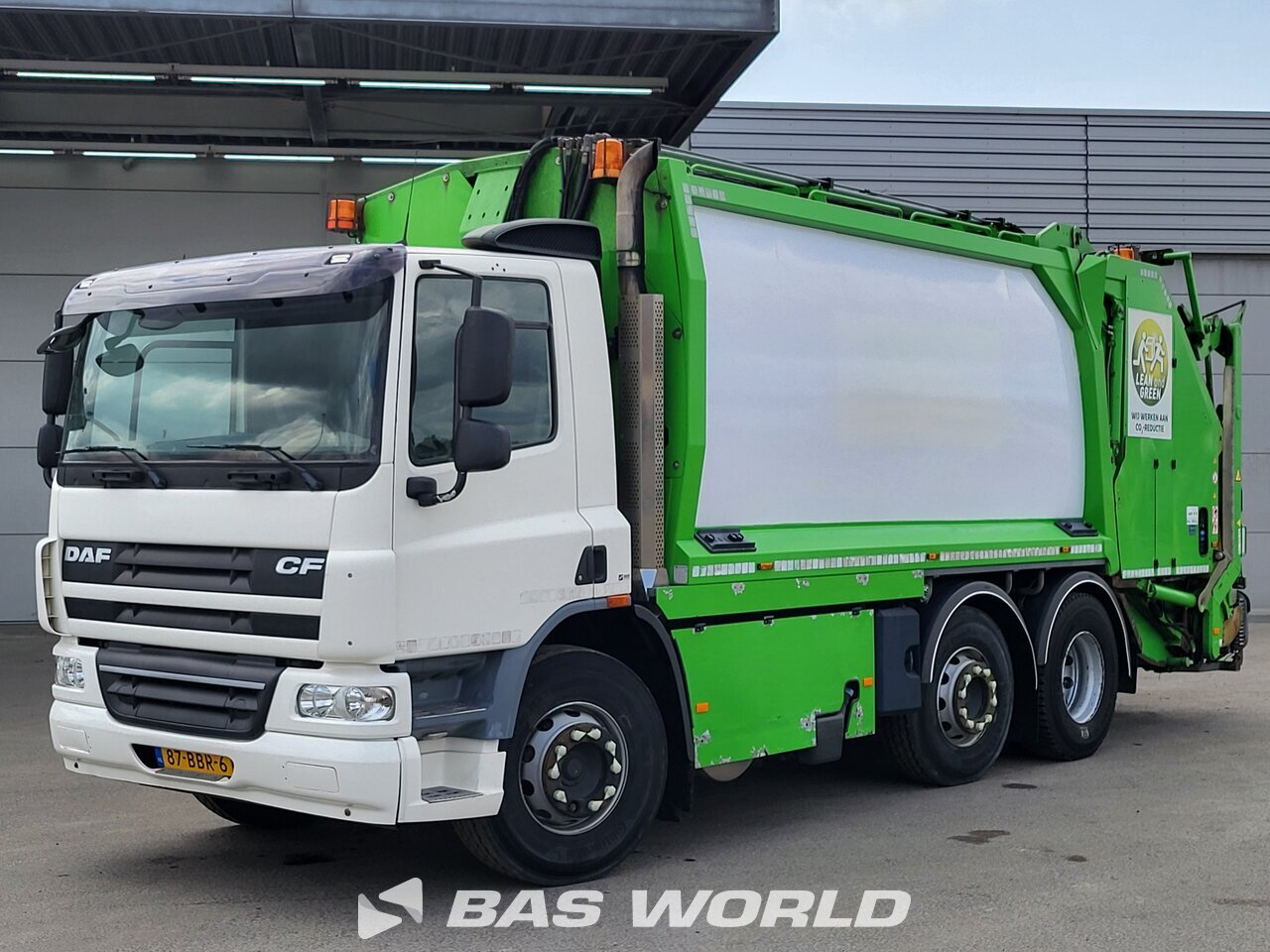 Front left : DAF CF75.250 6X2 Geesinknorba Type: GPM III 20H25 Camion d'ordures