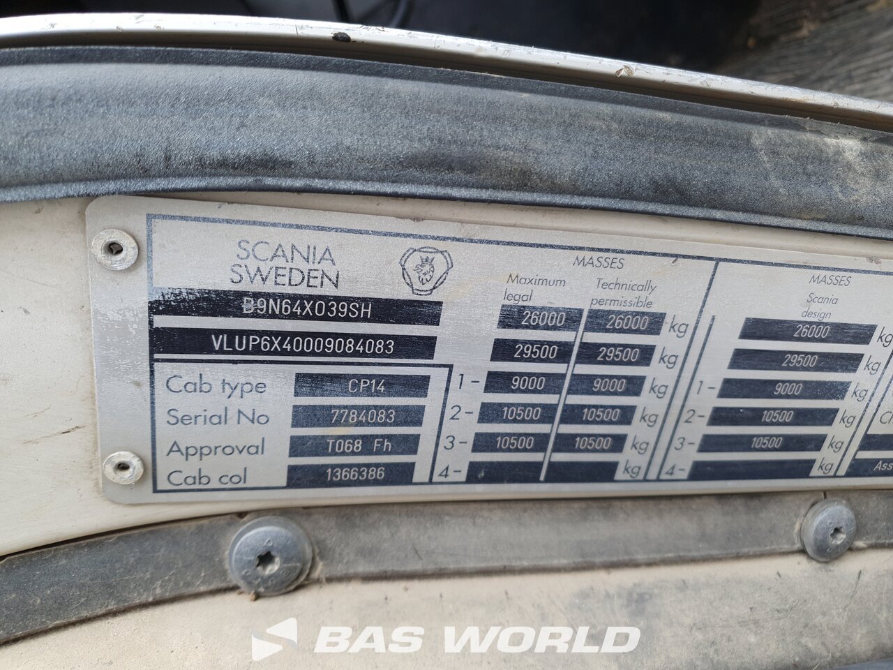 Other : Scania P94 6X4 Camion Benne