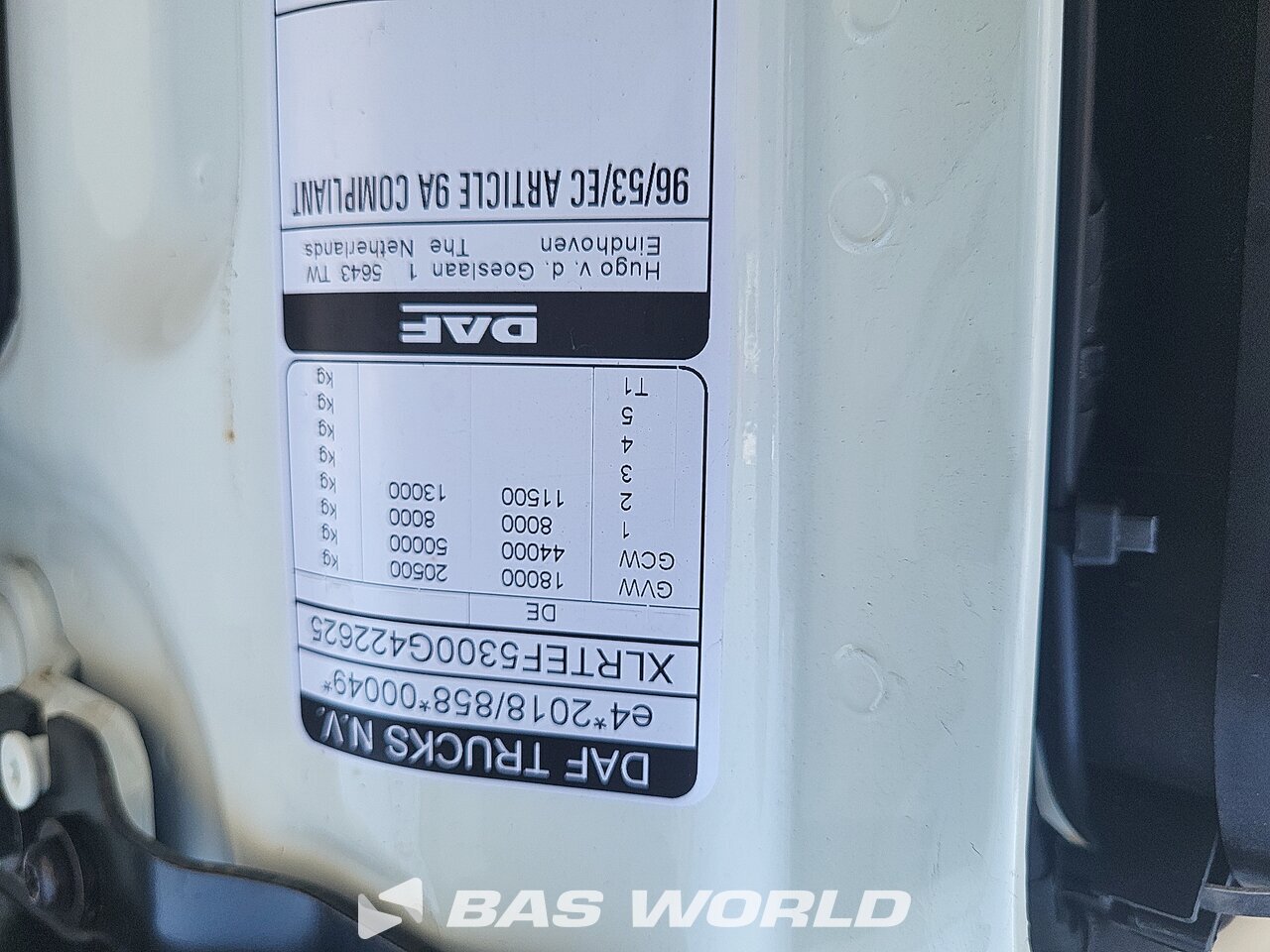 Other : DAF XG 480 4X2 Tracteur routier