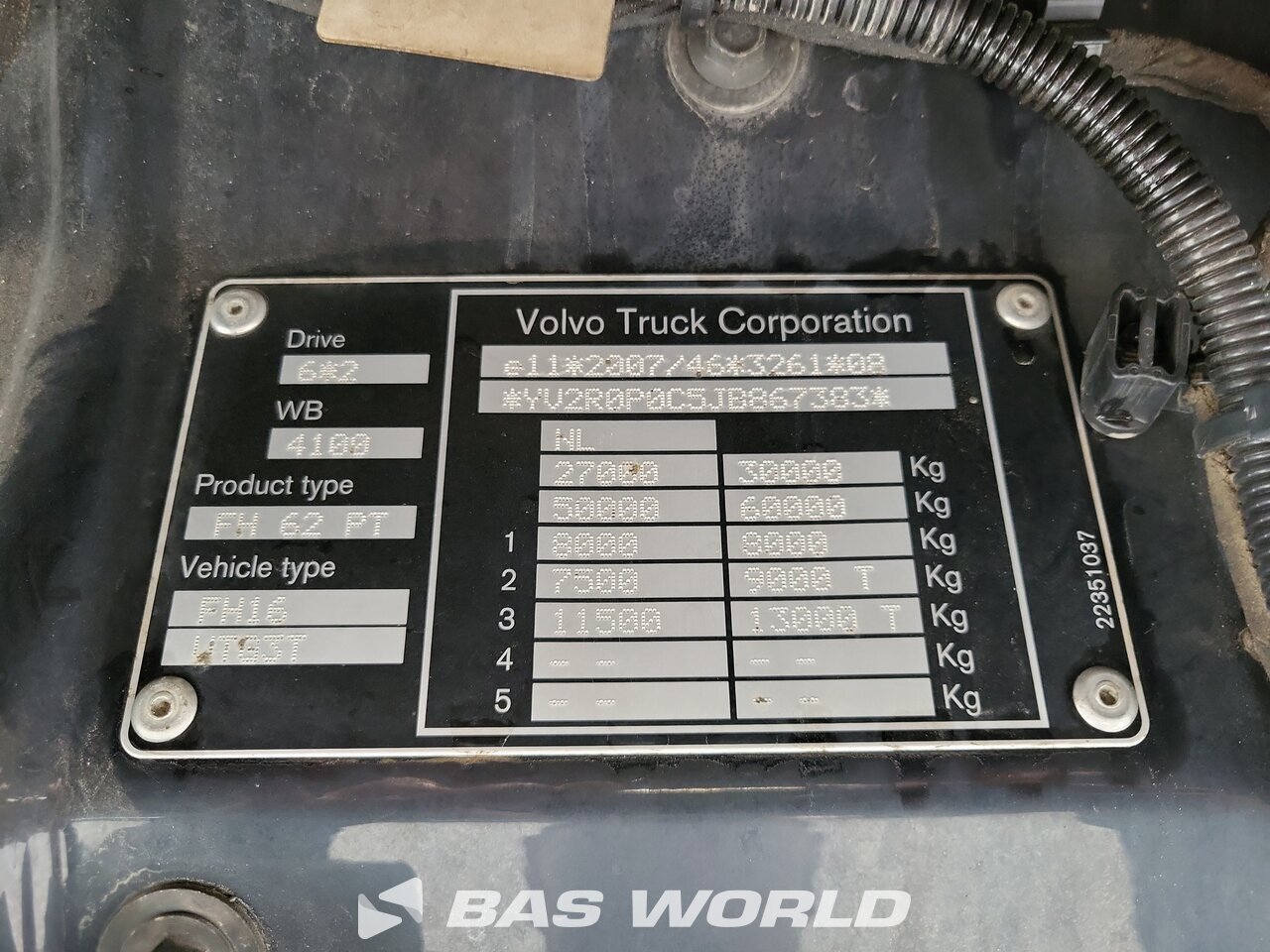Other : Volvo FH16 750 6X2 Tracteur routier