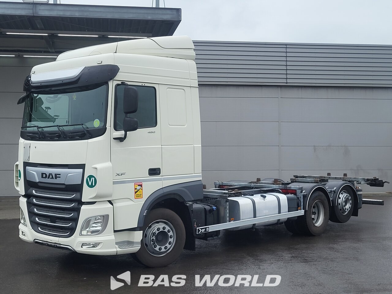Front left : DAF XF 480 6X2 Gniotpol Camion à Caisse Mobile