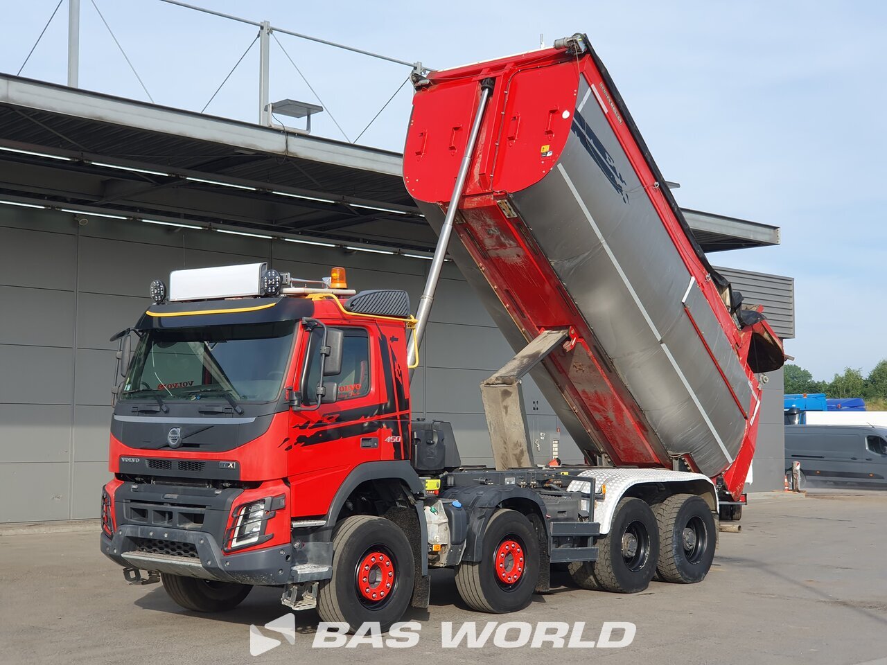 Other : Volvo FMX 450 8X4 Meiller type: P436 Camion Benne