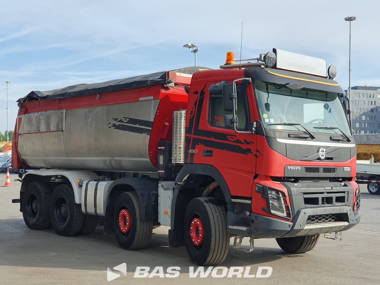 Other : Volvo FMX 450 8X4 Meiller type: P436 Camion Benne