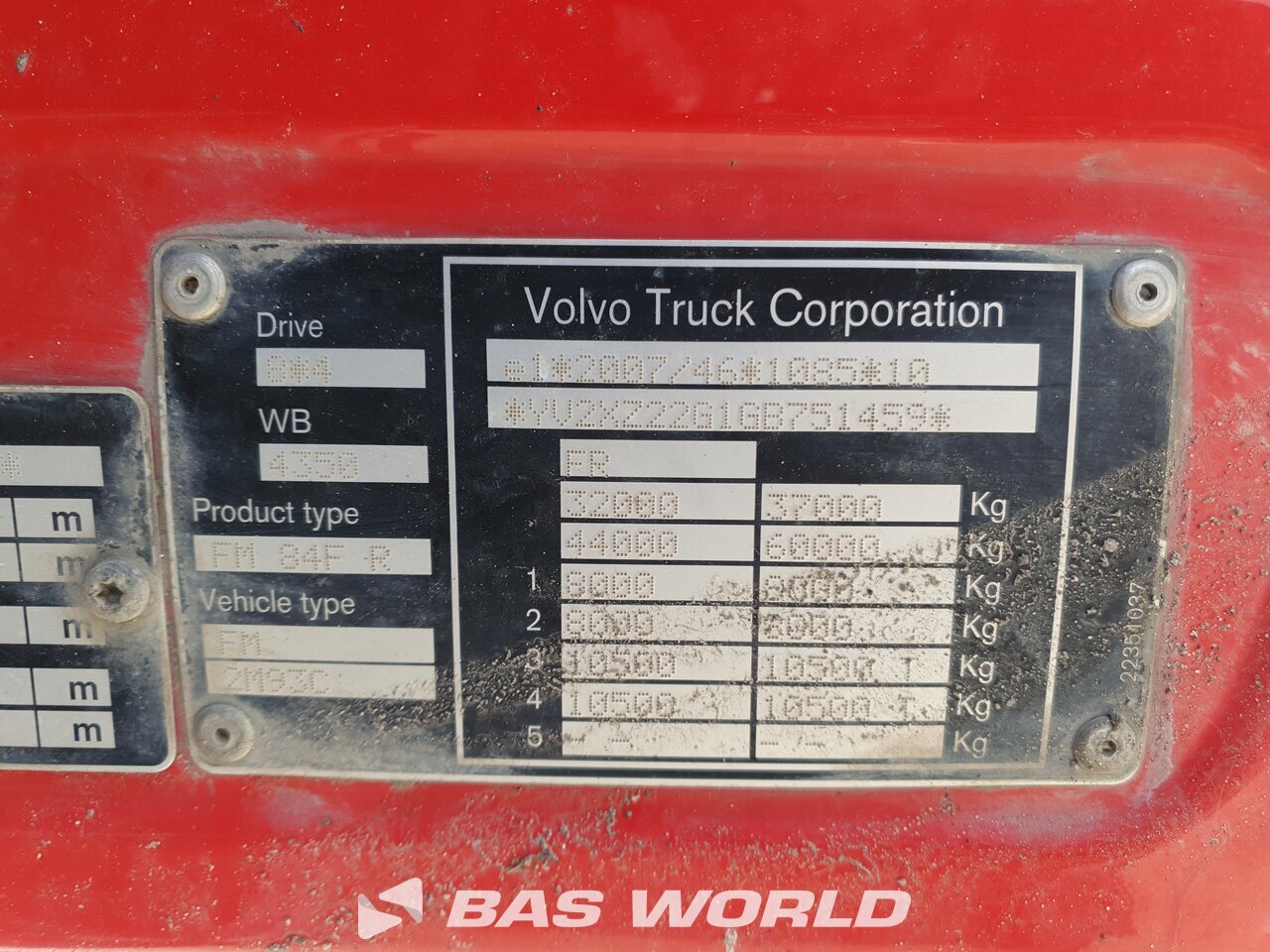 Other : Volvo FMX 450 8X4 Meiller type: P436 Camion Benne