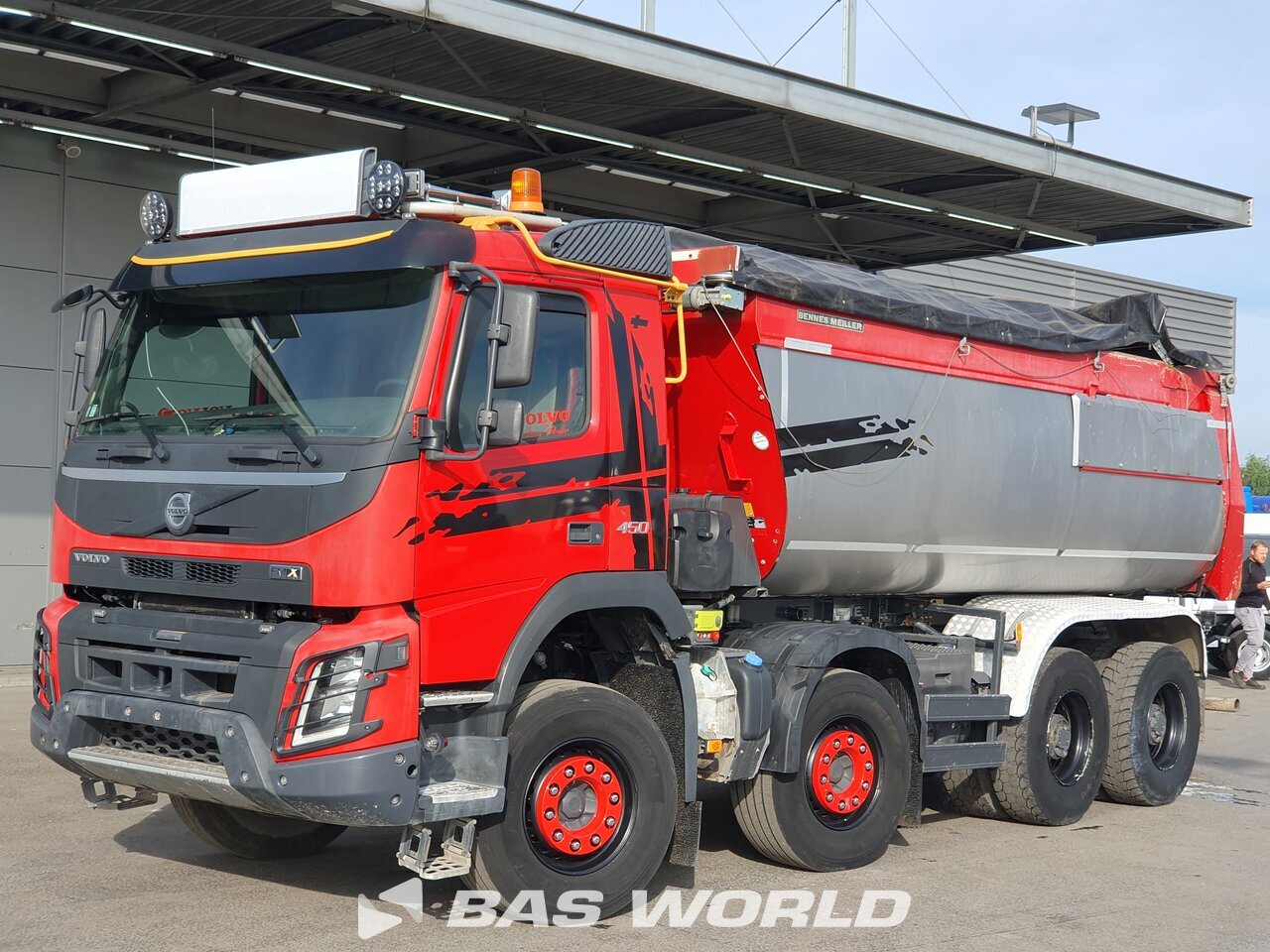 Other : Volvo FMX 450 8X4 Meiller type: P436 Camion Benne