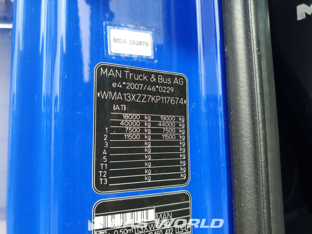 Other : MAN TGX 18.460 4X2 Tracteur routier