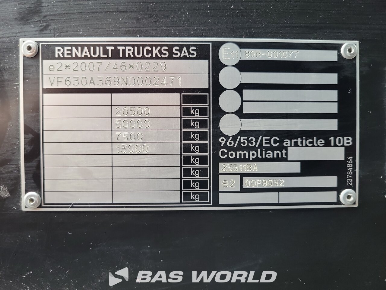 Other : Renault C 440 4X2 Tracteur routier