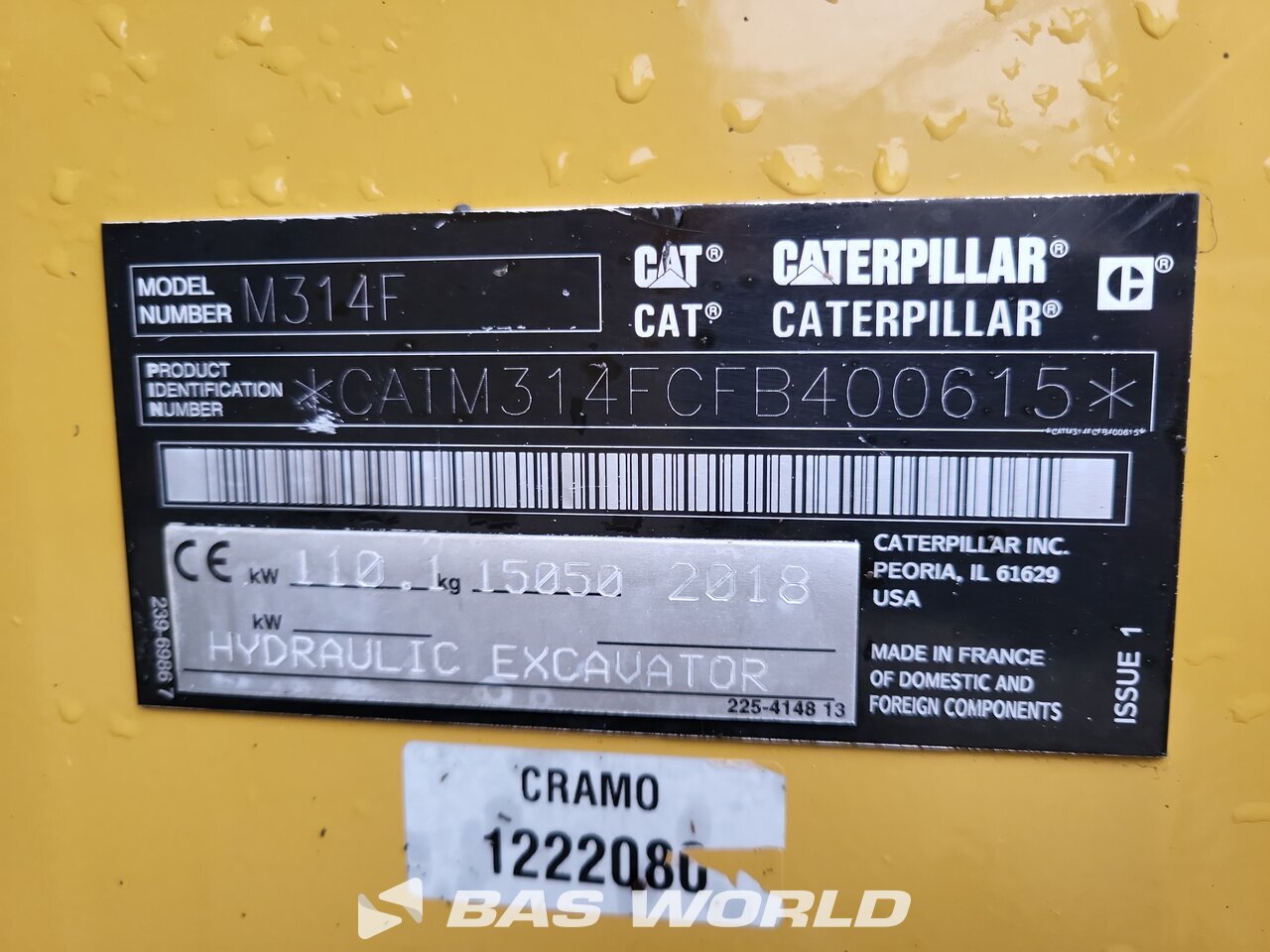 Other : Caterpillar M314 F Pelle sur pneus