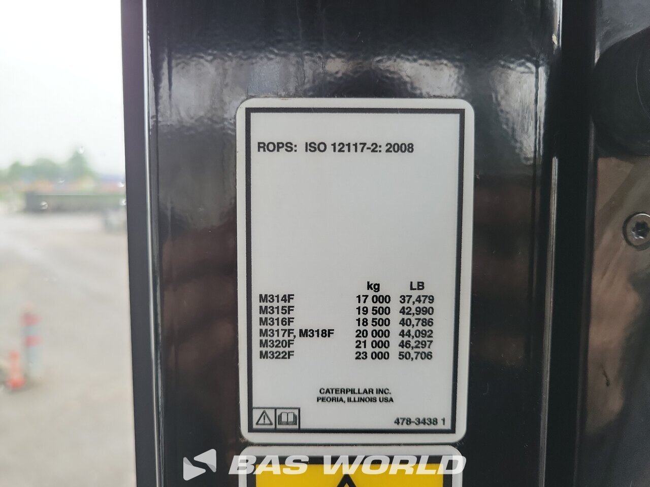 Other : Caterpillar M314 F Pelle sur pneus