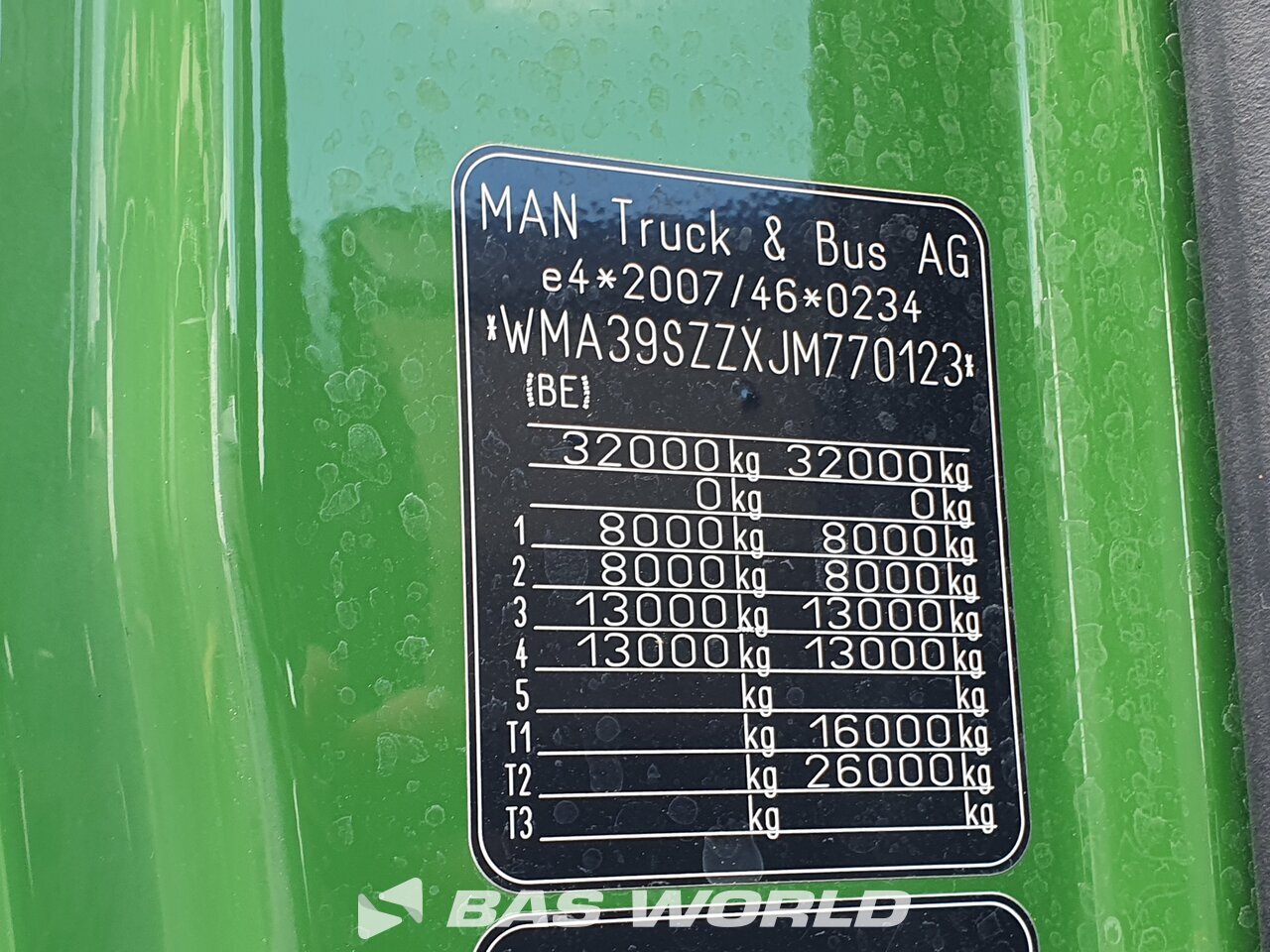 Other : MAN TGS 37.460 8X4 Putzmeister Type: M36-4 Pompe à béton