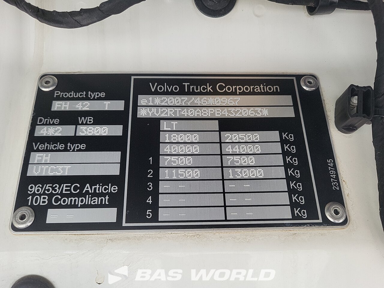 Other : Volvo FH 500 4X2 Tracteur routier