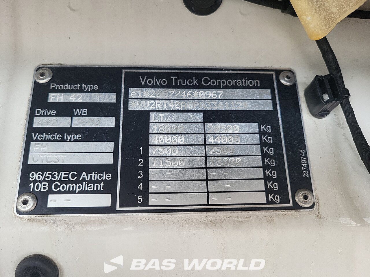 Other : Volvo FH 500 4X2 Tracteur routier