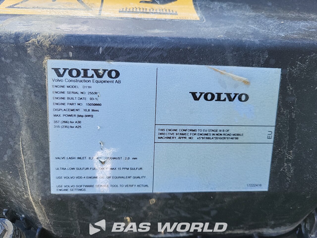 Other : Volvo A30 F Tombereau