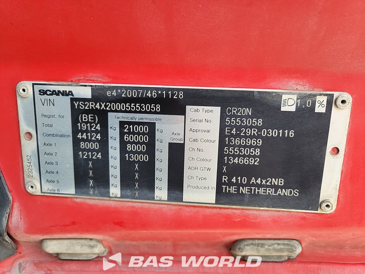 Other : Scania R410 4X2 Tracteur routier